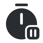 Timer Pause SVG Icon